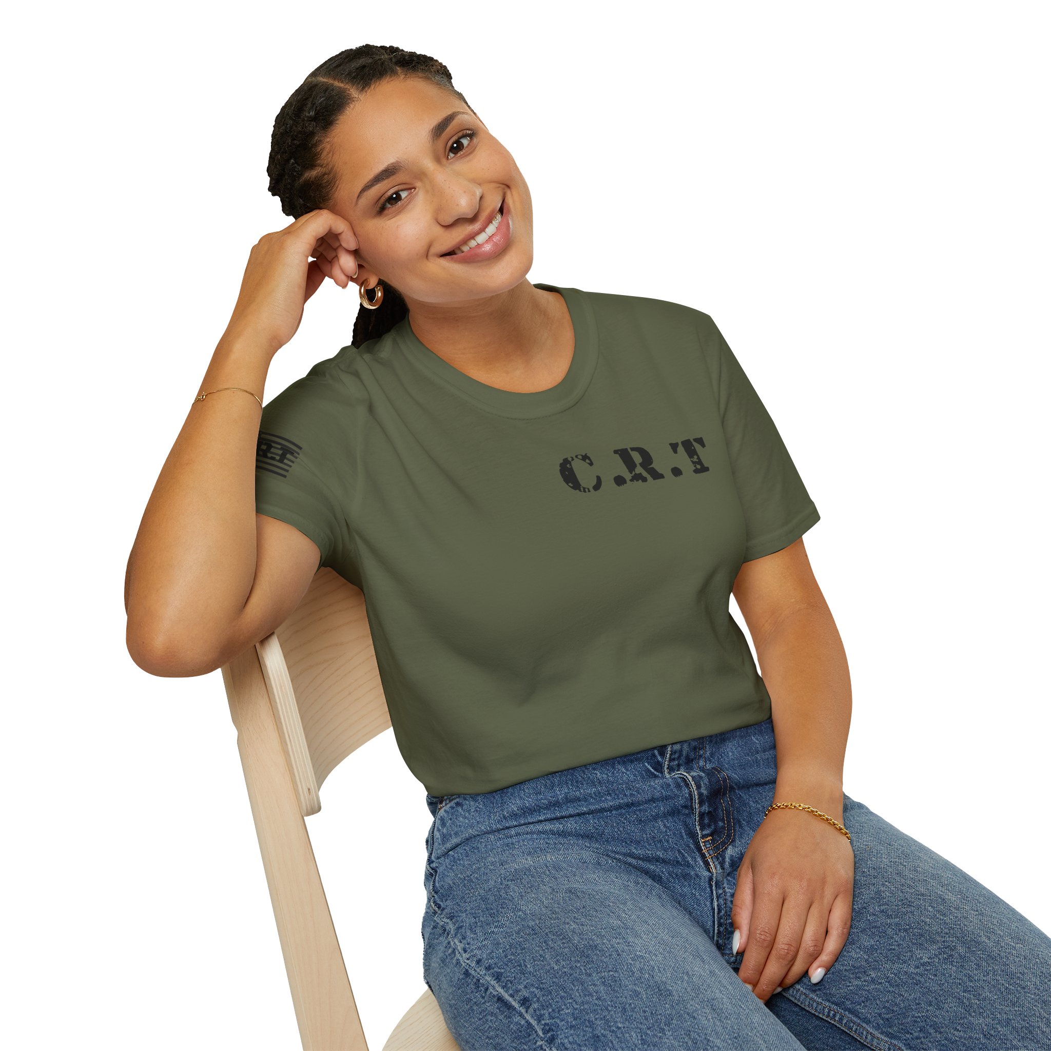 #1020 D.E.A Style, C.R.T Unisex Softstyle T-Shirt - Image 5