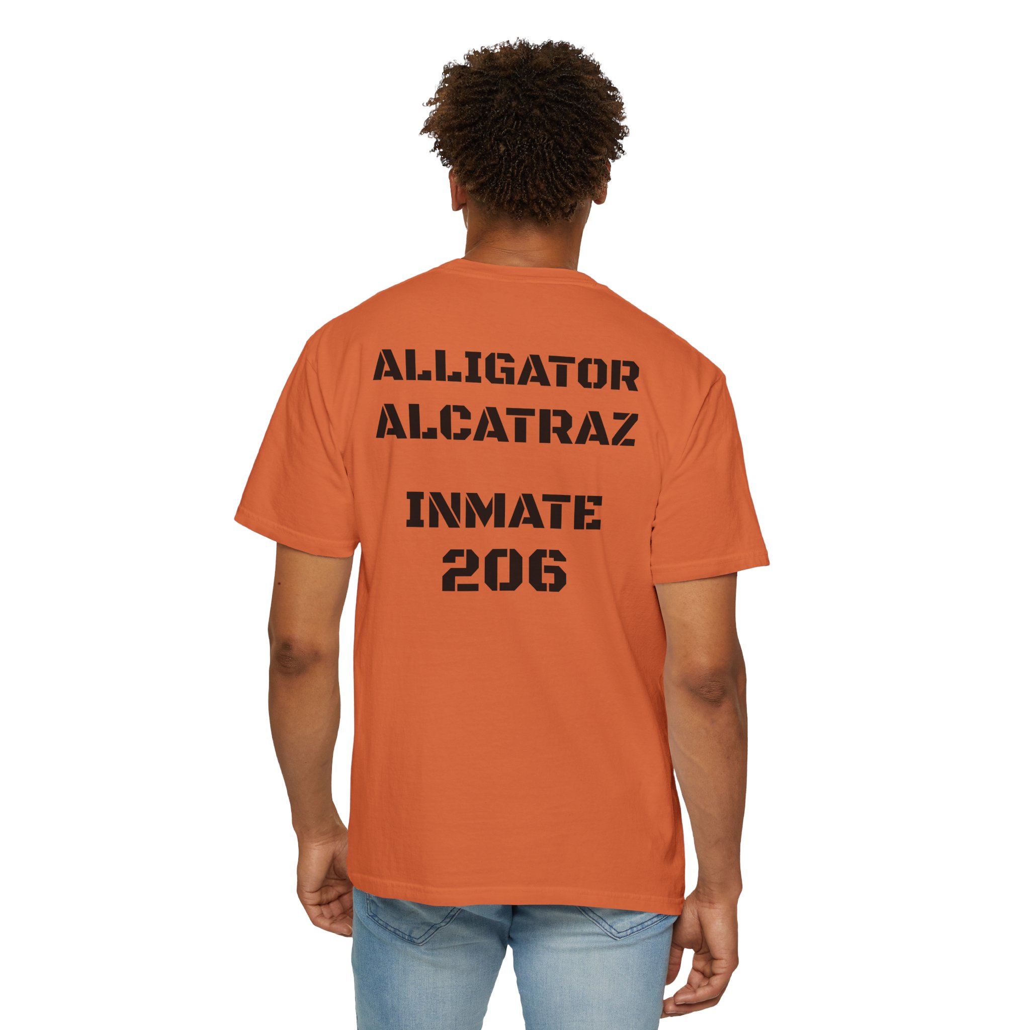 #1040 Alligator Alcatraz-Unisex Garment-Dyed T-shirt - Image 7